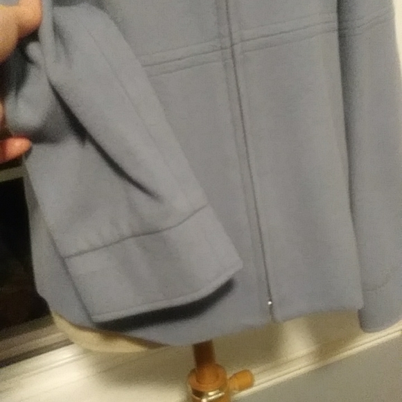 Louben Wool Cashmere Blazer in Steel Blue - Picture 2 of 8